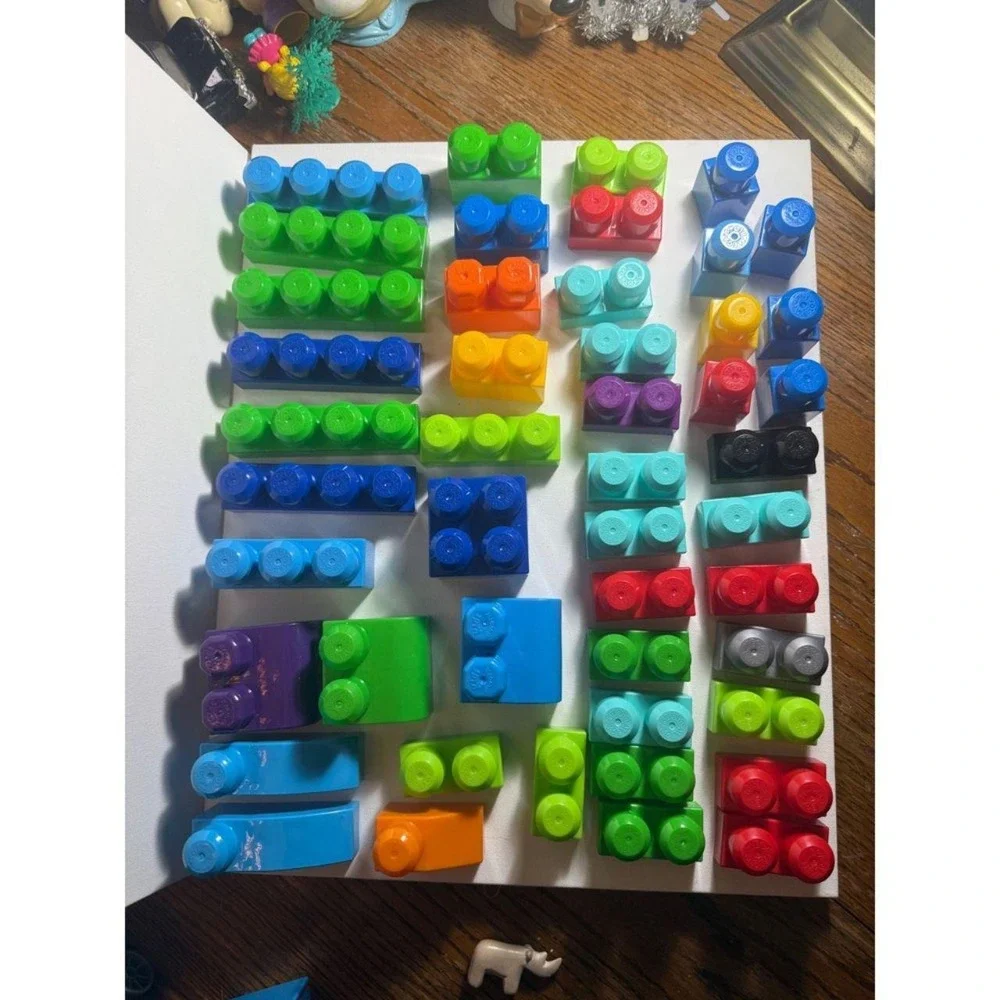Lot of Mega Blocks Building Blocks Bricks Toddler Play Set Excellent